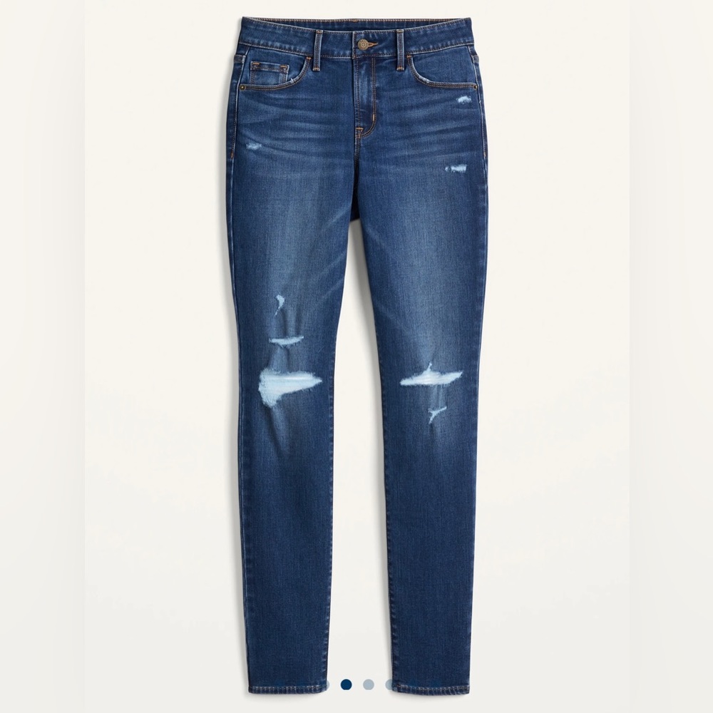 SOLD!!! Old Navy Distressed Rockstar Jeans - Picture 3 of 9